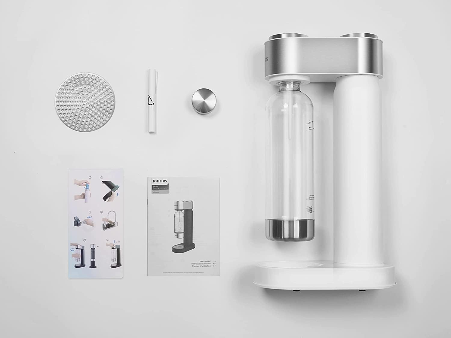 Synopsis: Philips Stainless Sparkling Water Maker Soda Maker Machine