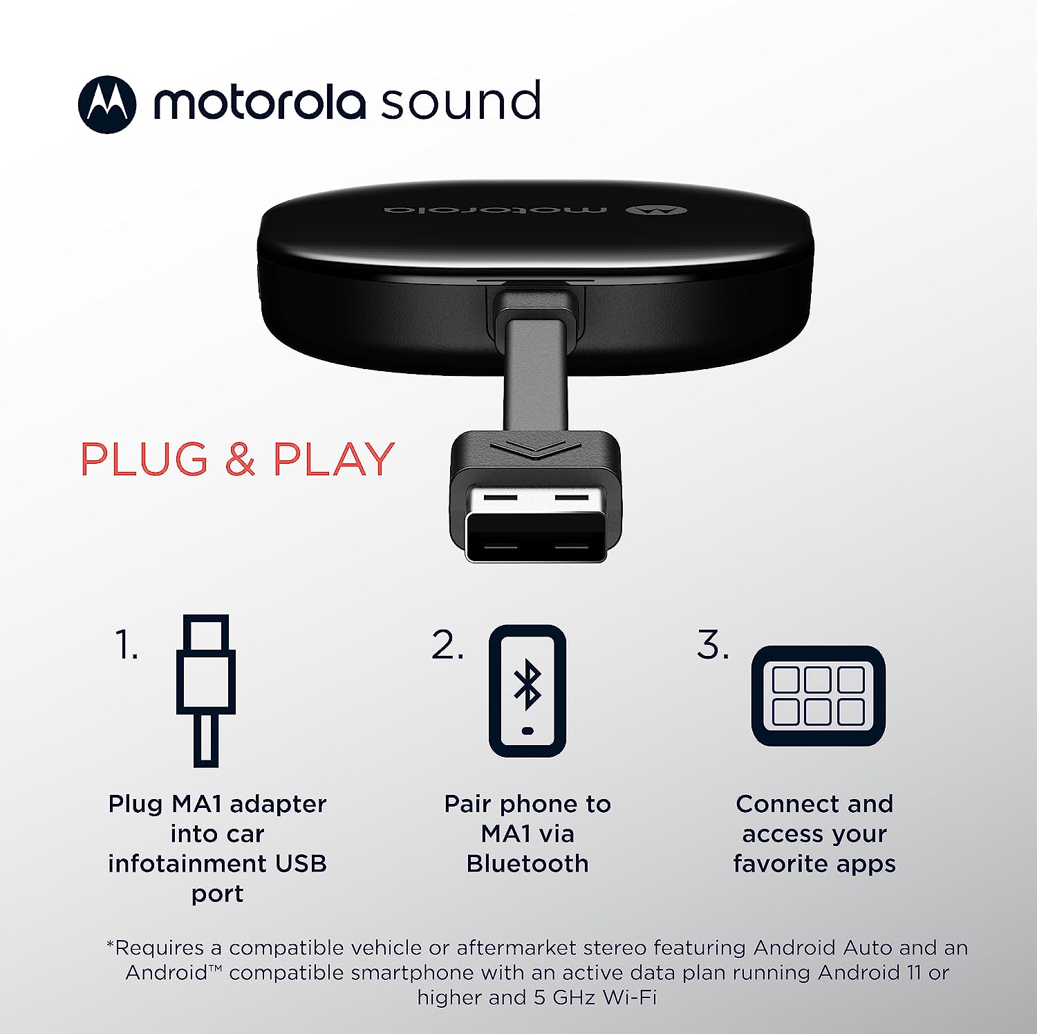 Assessment of Motorola MA1 Wireless Android Auto Car Adapter