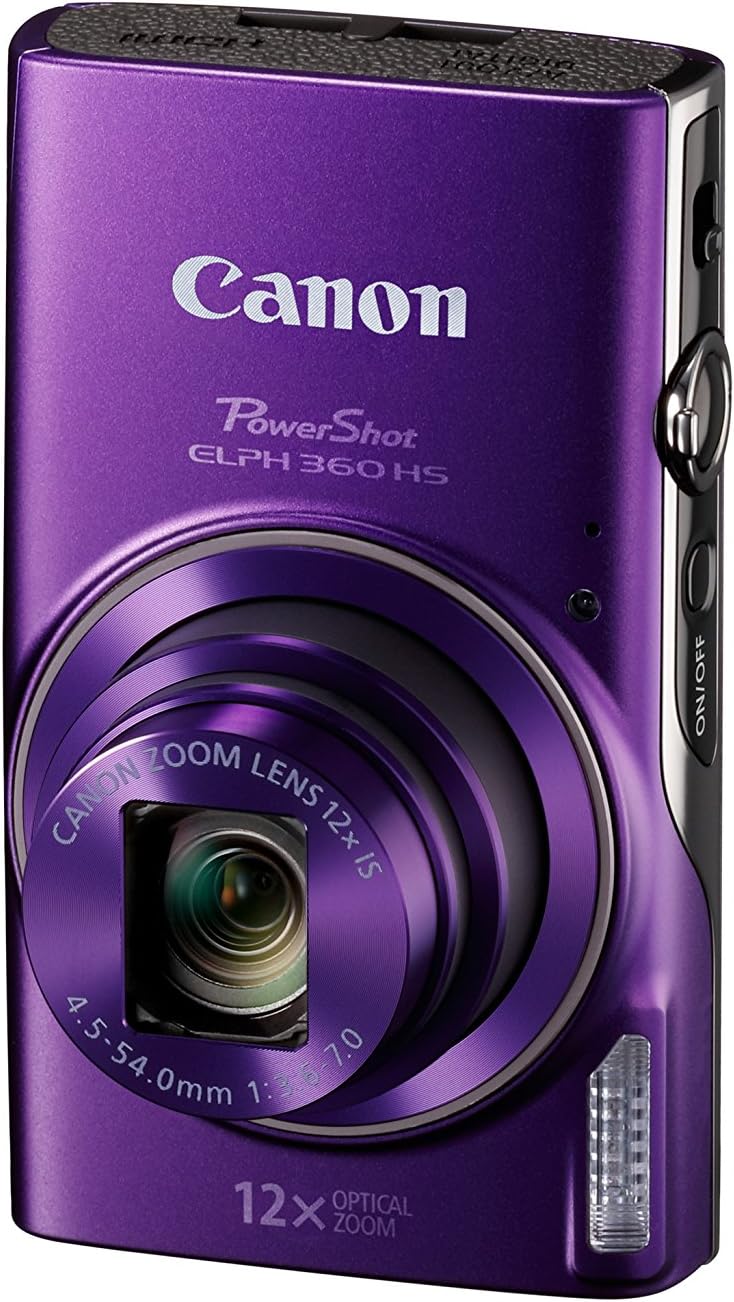Examination of Canon PowerShot ELPH 360 Digital Camera (Black)