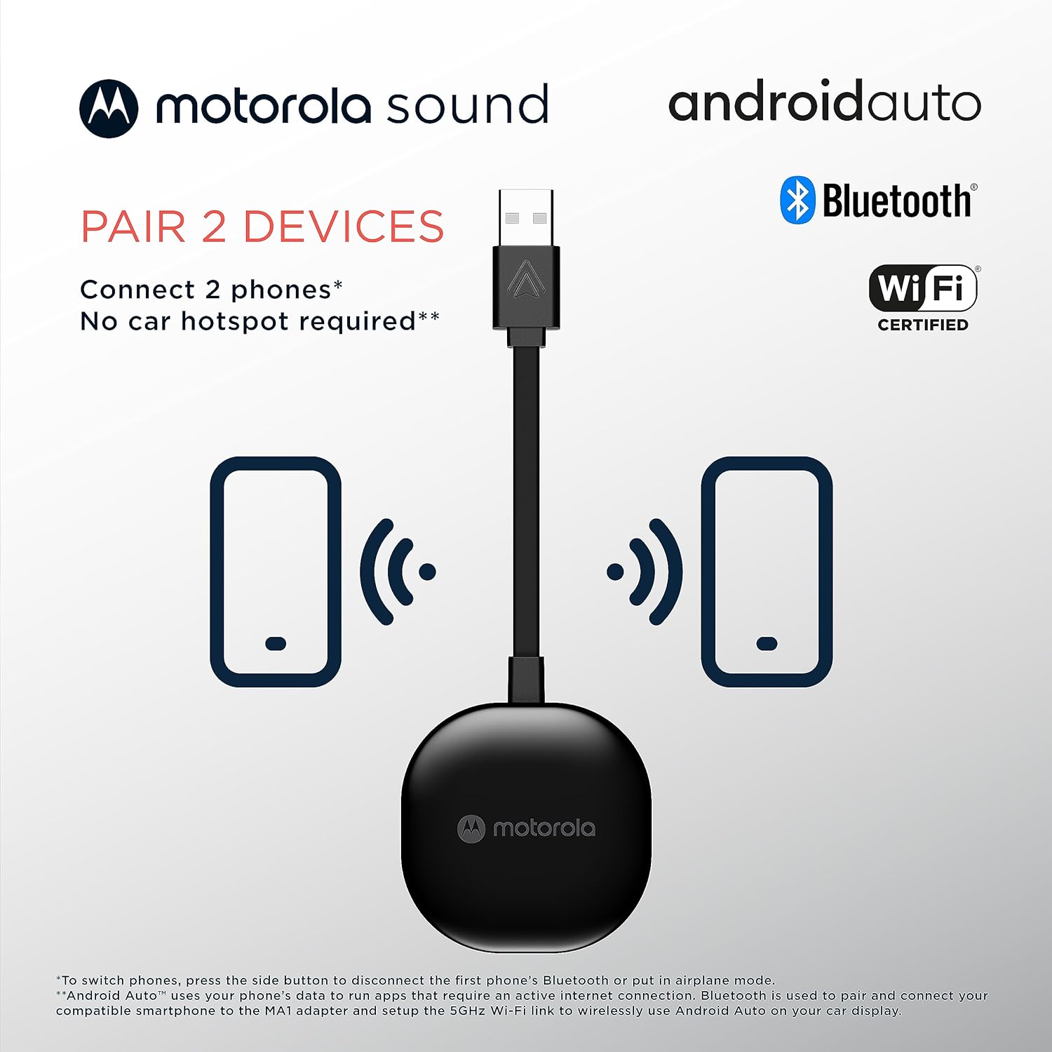 Judgement: Motorola MA1 Wireless Android Auto Car Adapter