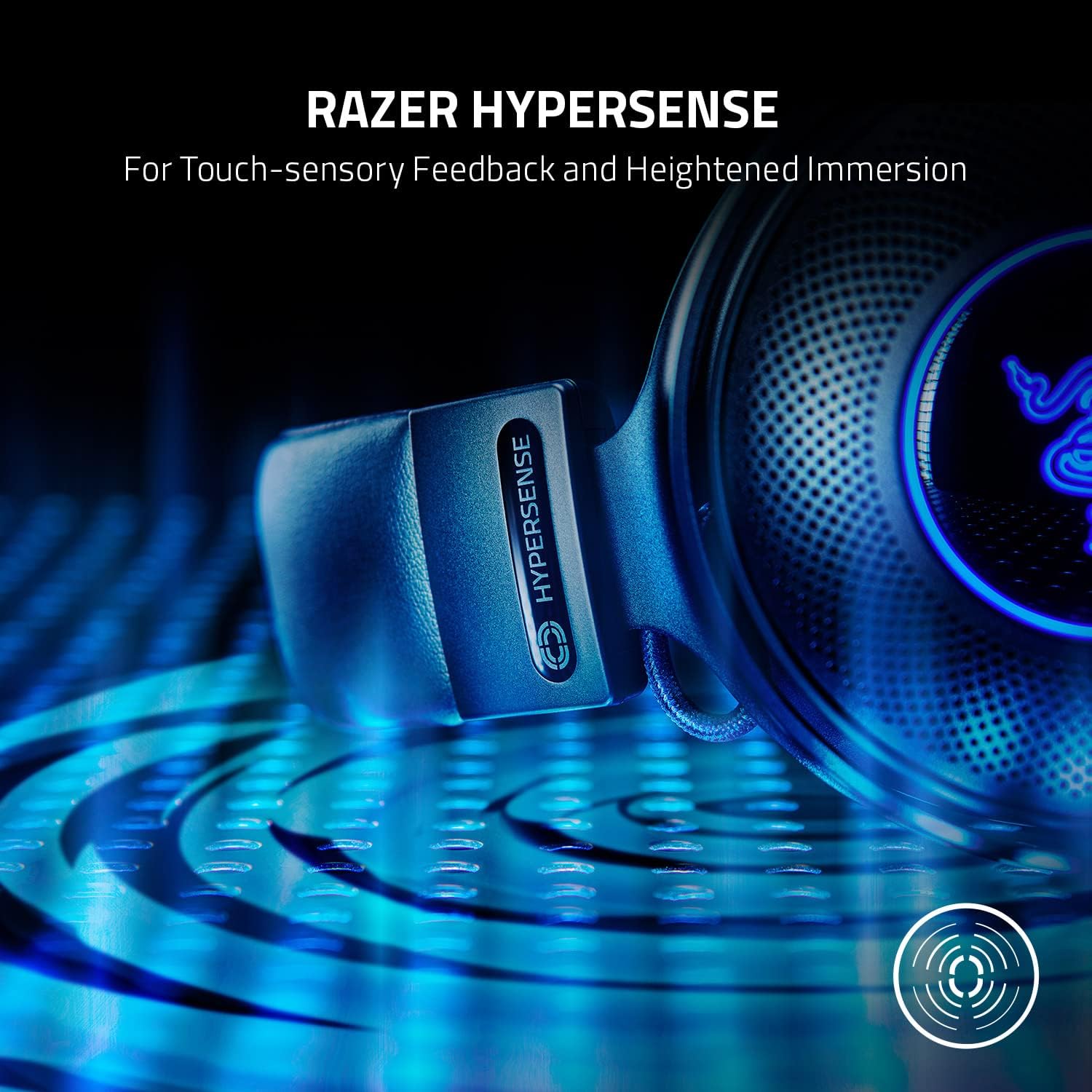 Rating: Razer Kraken V3 HyperSense Wired USB Gaming Headset w/Haptic Technology