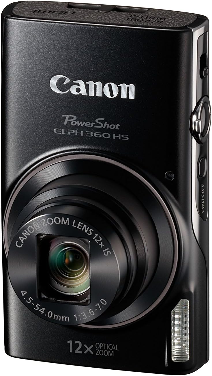 Review of Canon PowerShot ELPH 360 Digital Camera (Black)