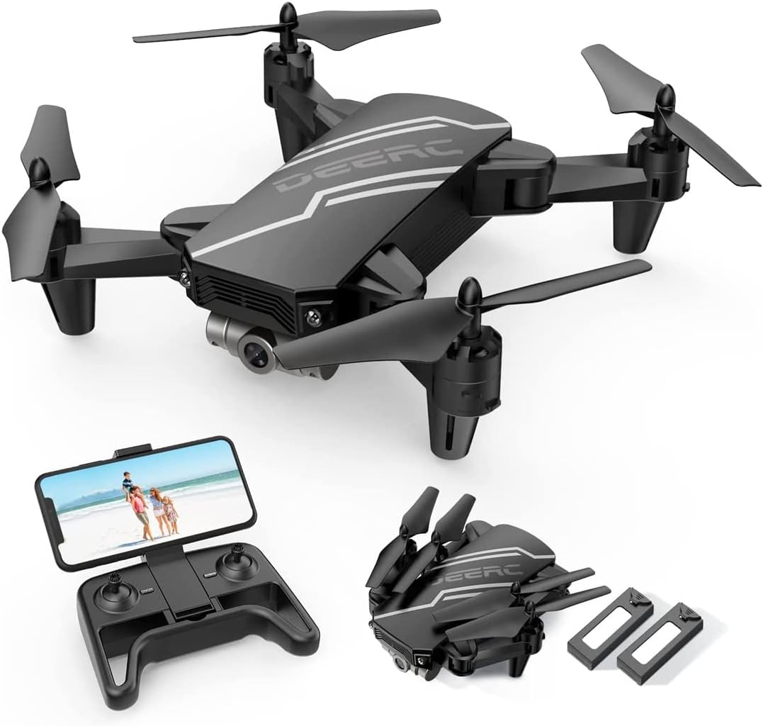 Review of DEERC D20 Mini Drone for Kids with 720P HD FPV Camera Remote Control Toys Gifts for Boys Girls, Black