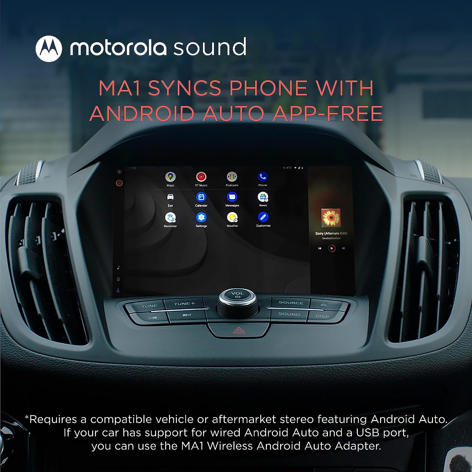 Review of Motorola MA1 Wireless Android Auto Car Adapter