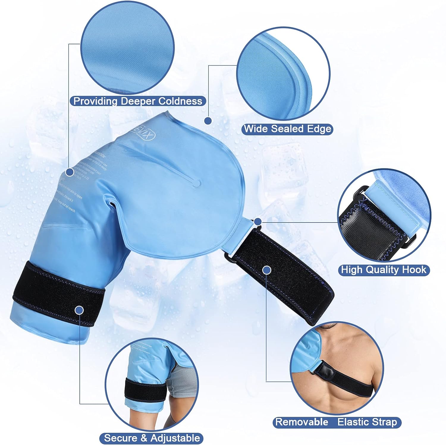 Synopsis: REVIX Shoulder Ice Pack Rotator Cuff Cold Therapy Wraps