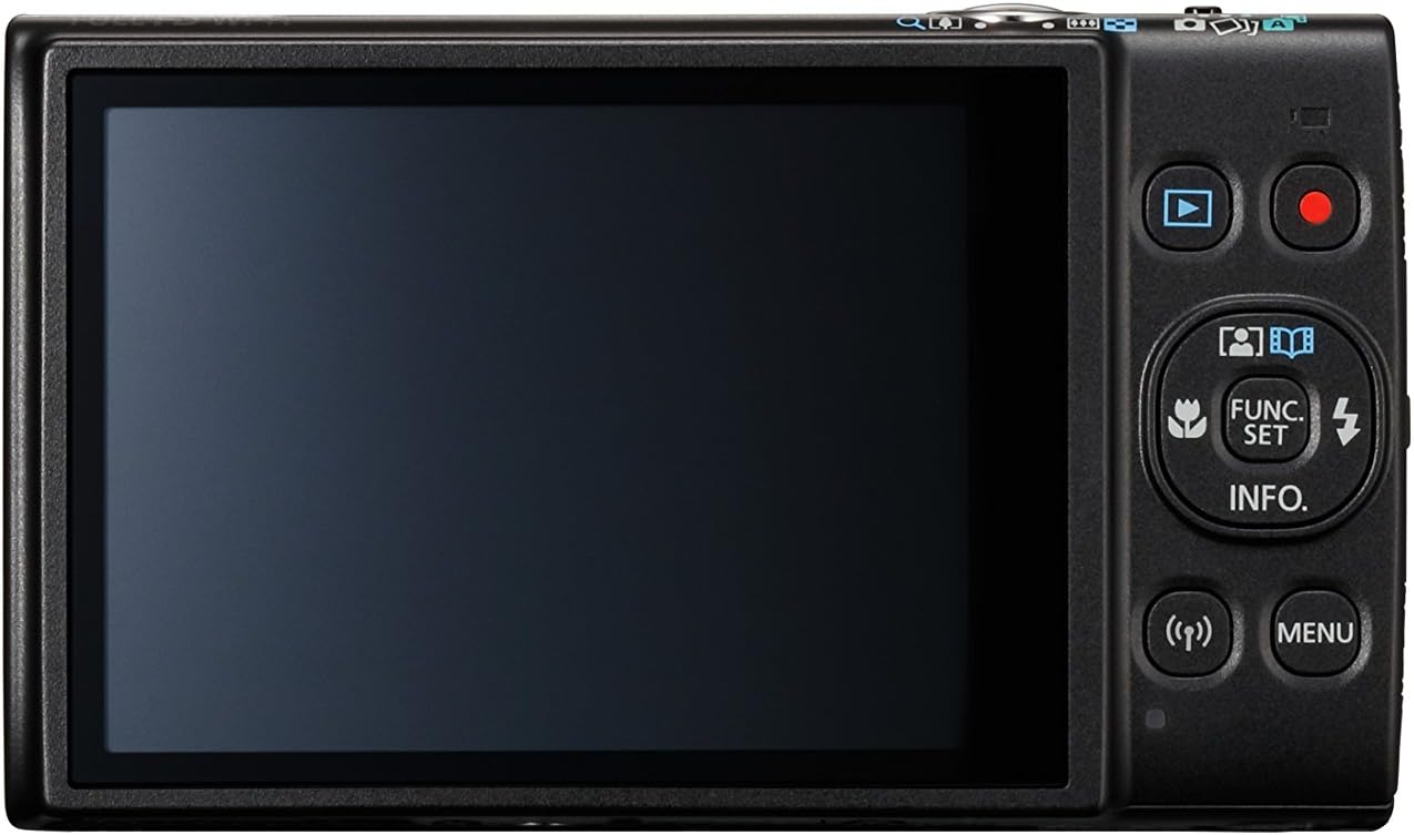 View of Canon PowerShot ELPH 360 Digital Camera (Black)