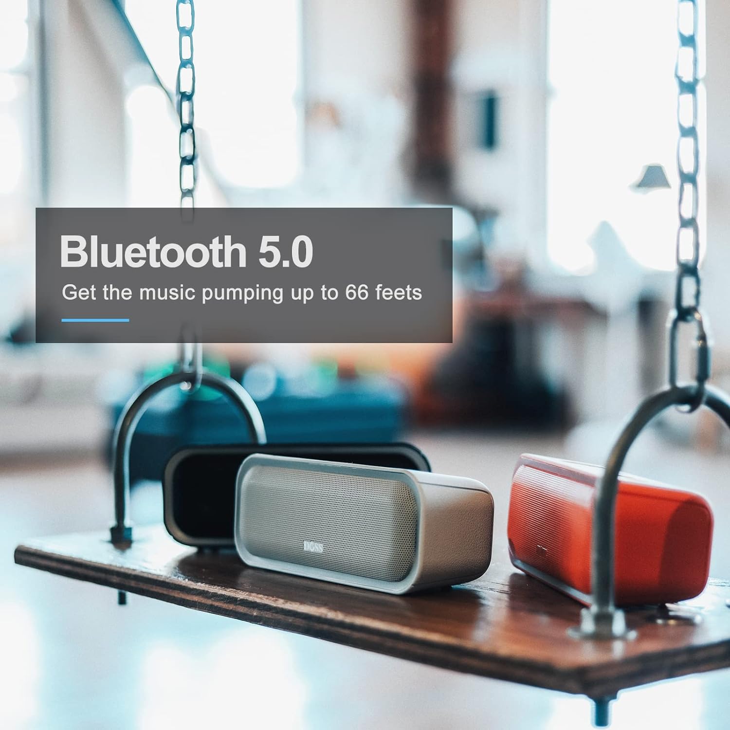 View of DOSS SoundBox Pro Bluetooth Speaker (Upgraded)