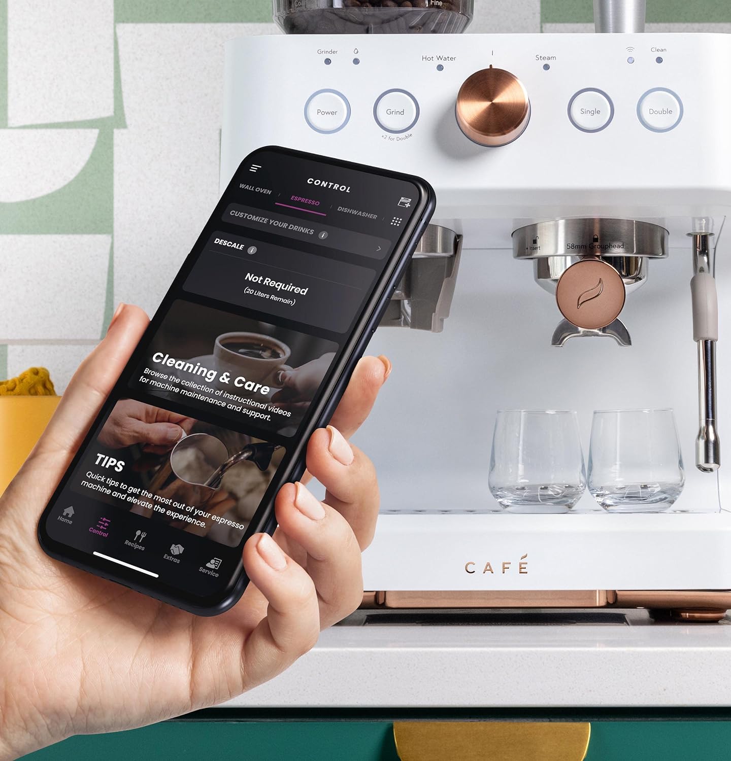 Appraisal of Café Bellissimo Semi Automatic Espresso Machine + Milk Frother | WiFi Connected, Smart Home Kitchen Essentials | Matte White