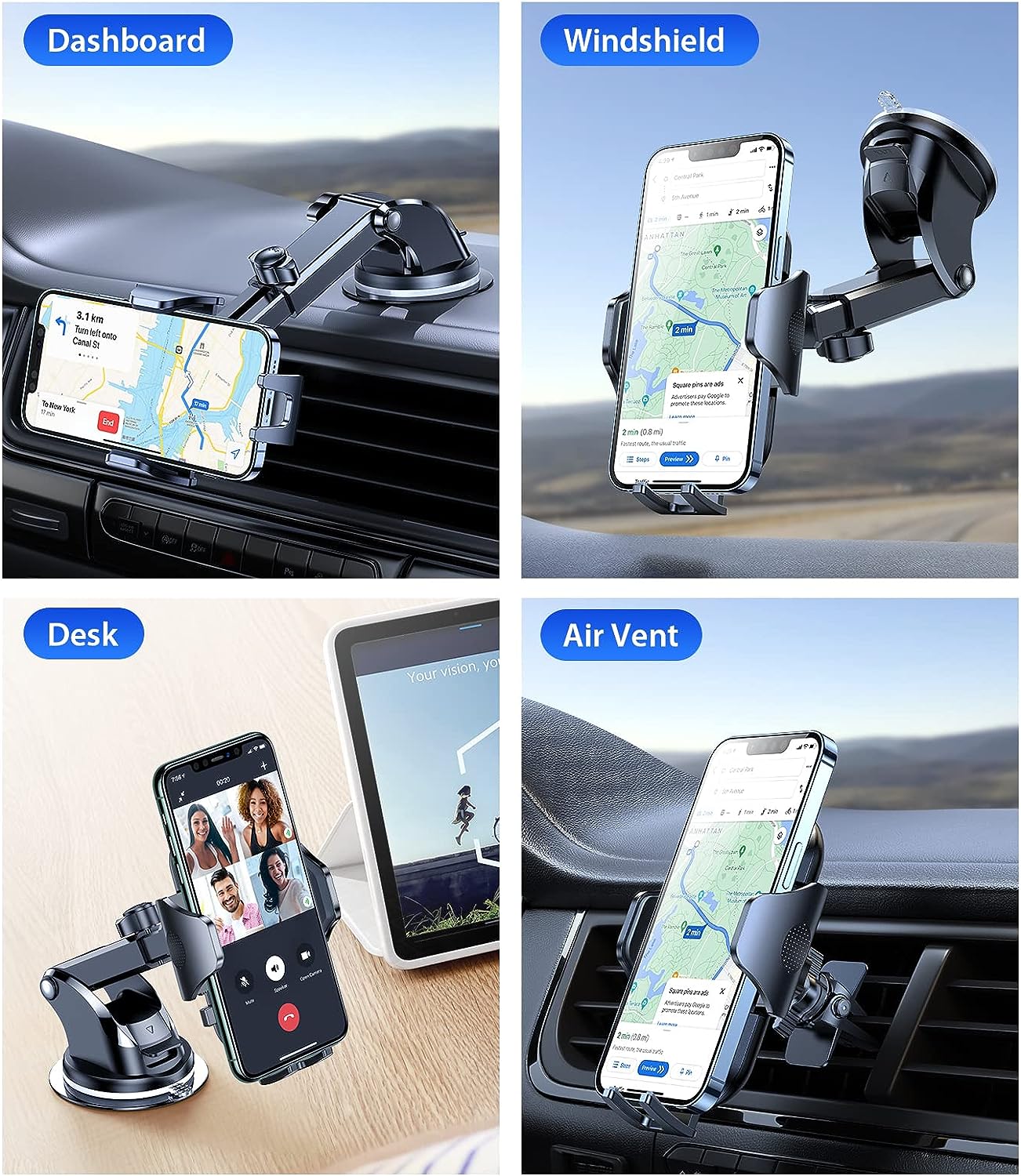 Comments on VICSEED Universal Phone Mount for Car