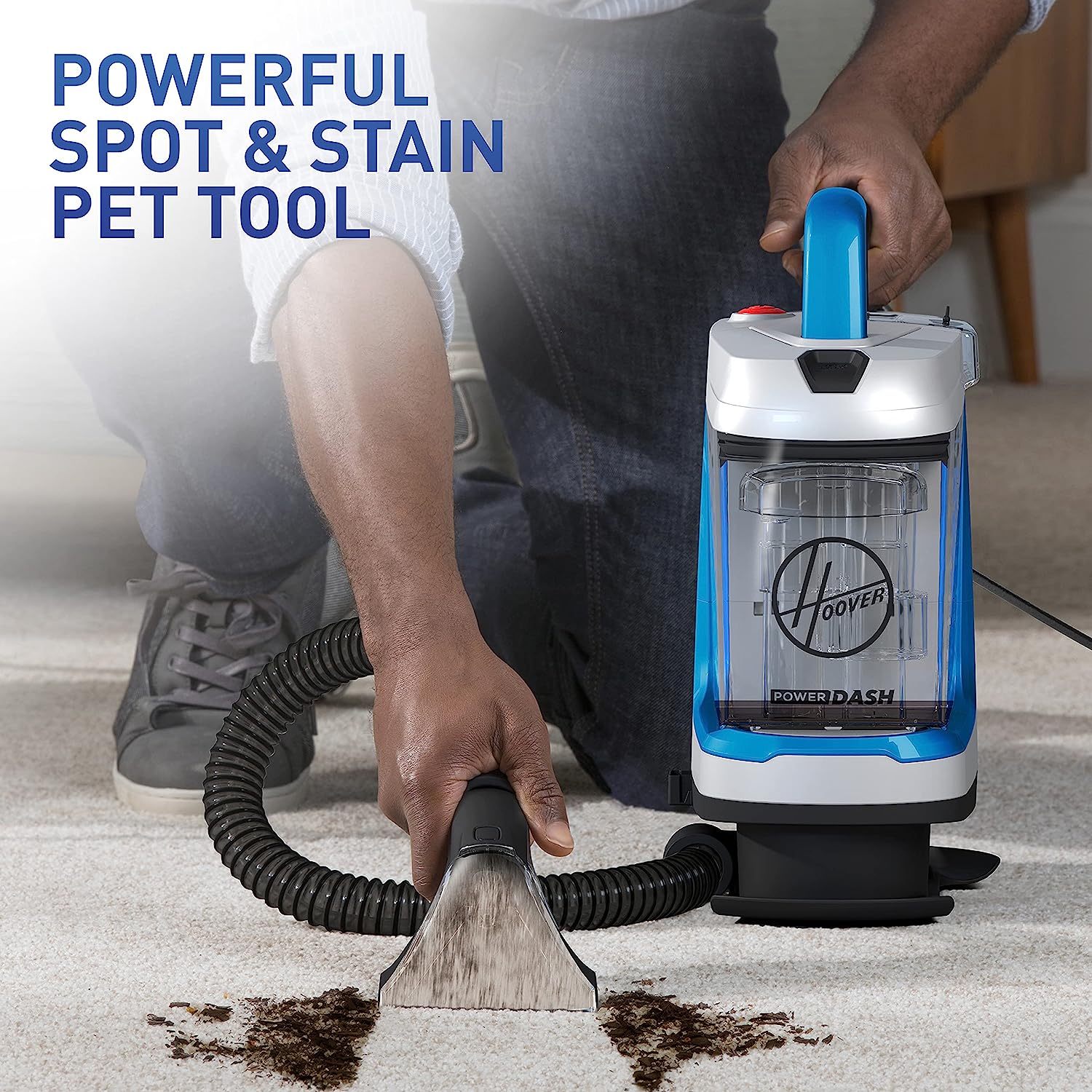 Considering Hoover PowerDash GO Pet+ Portable Spot Cleaner, FH13001PC, Blue