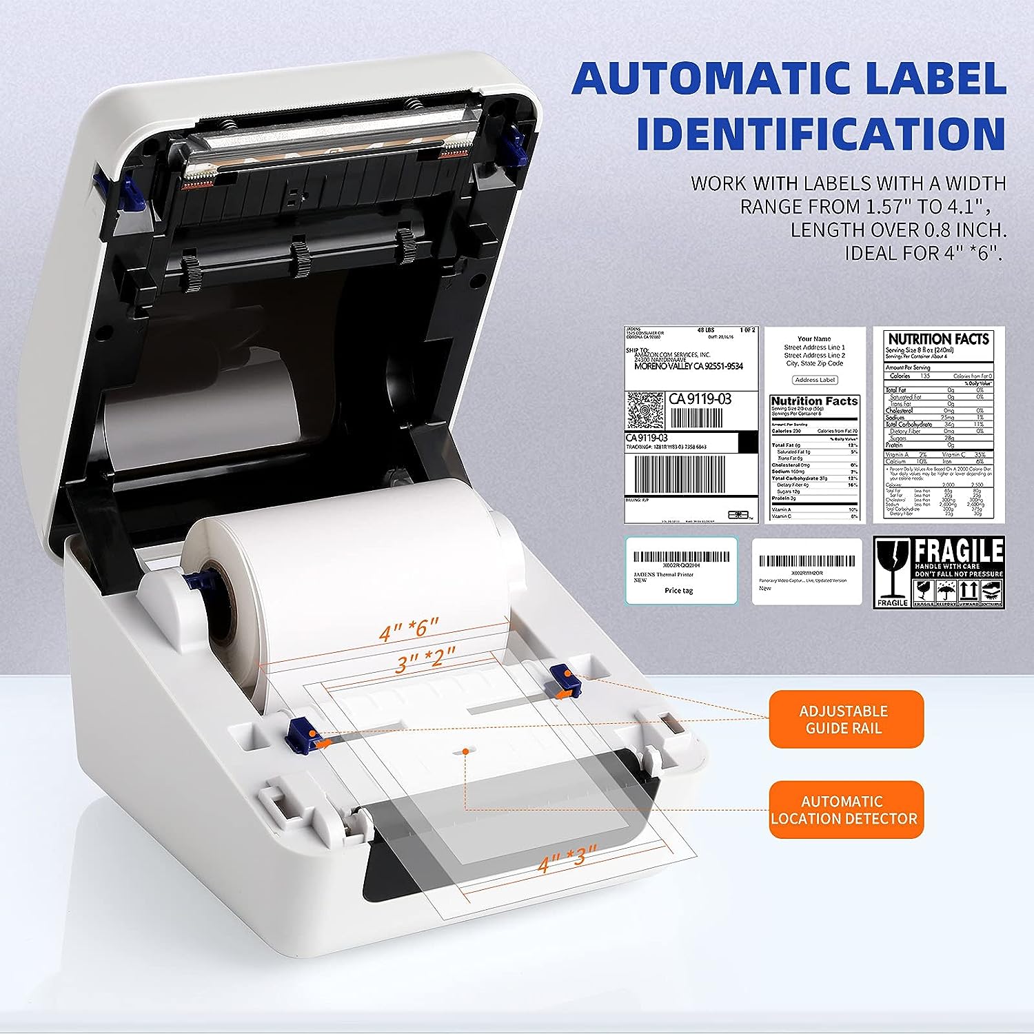 Inspection of JADENS Thermal Shipping Label Printer