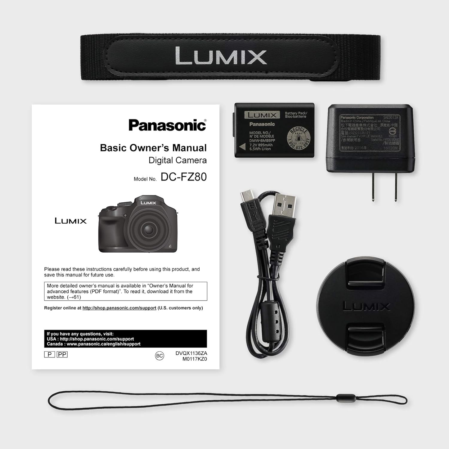Interpretation of Panasonic LUMIX 4K Digital Camera, DC-FZ80K (Black)