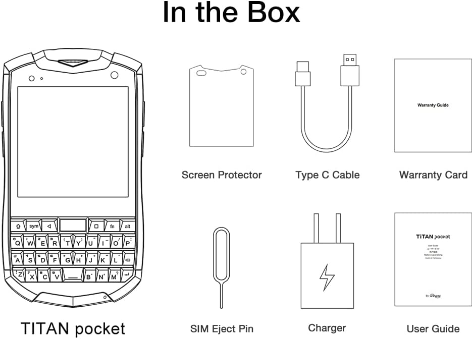 Interpretation of Unihertz Titan Pocket, Small QWERTY Smartphone Android 11 Unlocked NFC Smart Phone