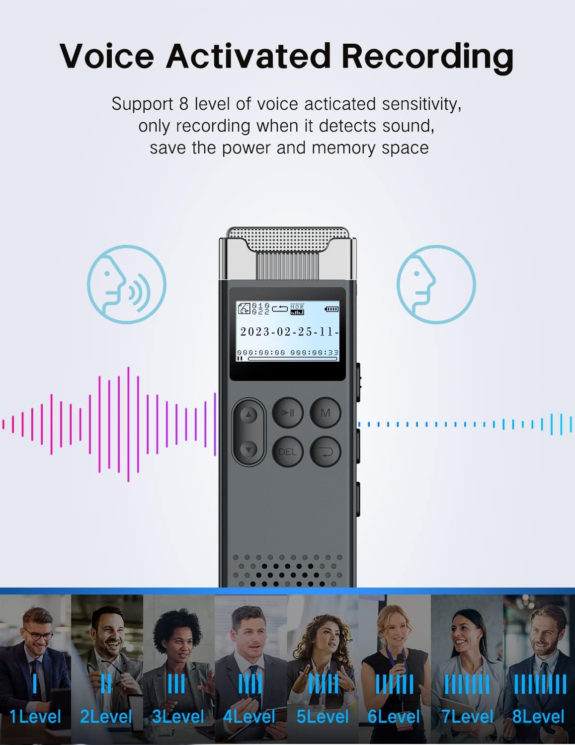 Judgement: 80GB Digital Voice Activated Recorder with Playback