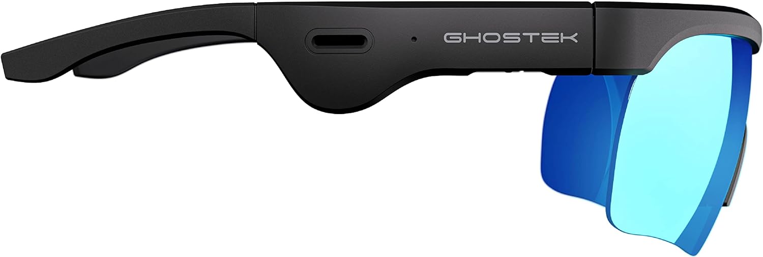 Lookover of Ghostek SHADES Wireless Audio Sunglasses Open Ear Headphones Smart Headset Speaker for Men and Women (Black)