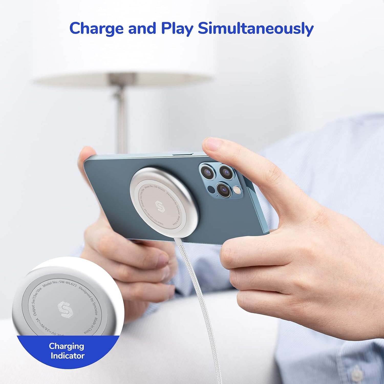 Lookover of Syncwire Magnetic Wireless Charger with 20W USB-C Wall Charger