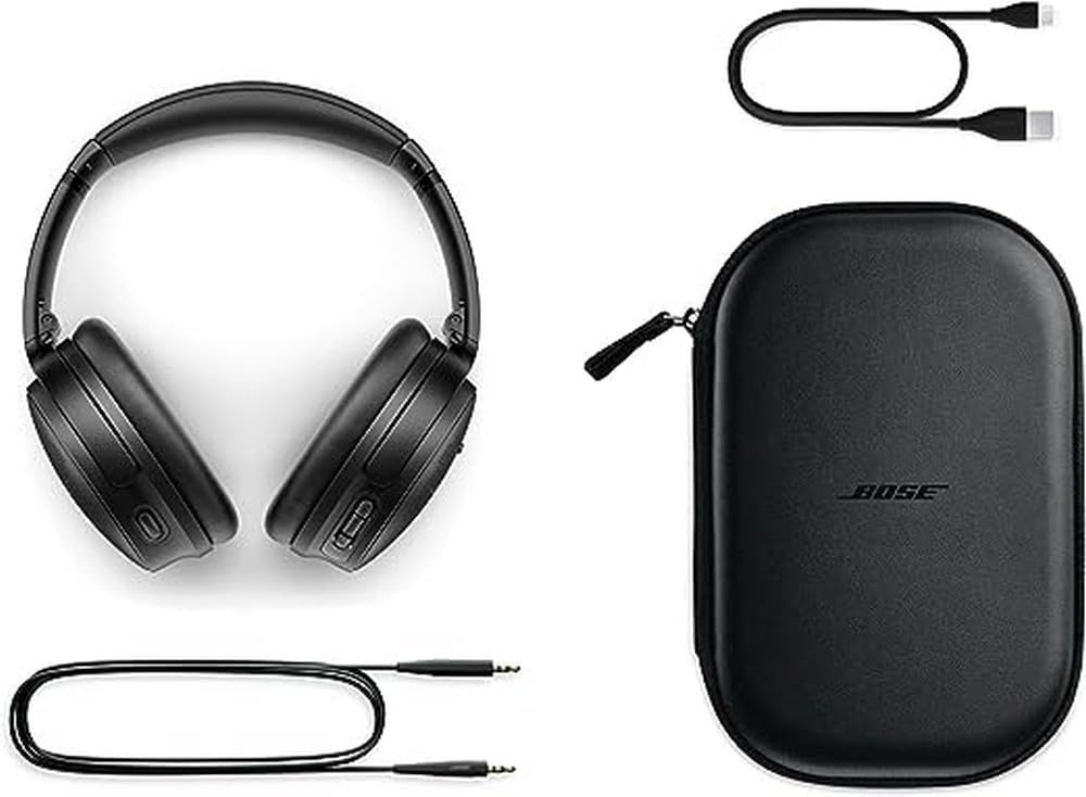 Probe of Bose QuietComfort 45 Wireless Bluetooth Noise Cancelling Headphones, Triple Black