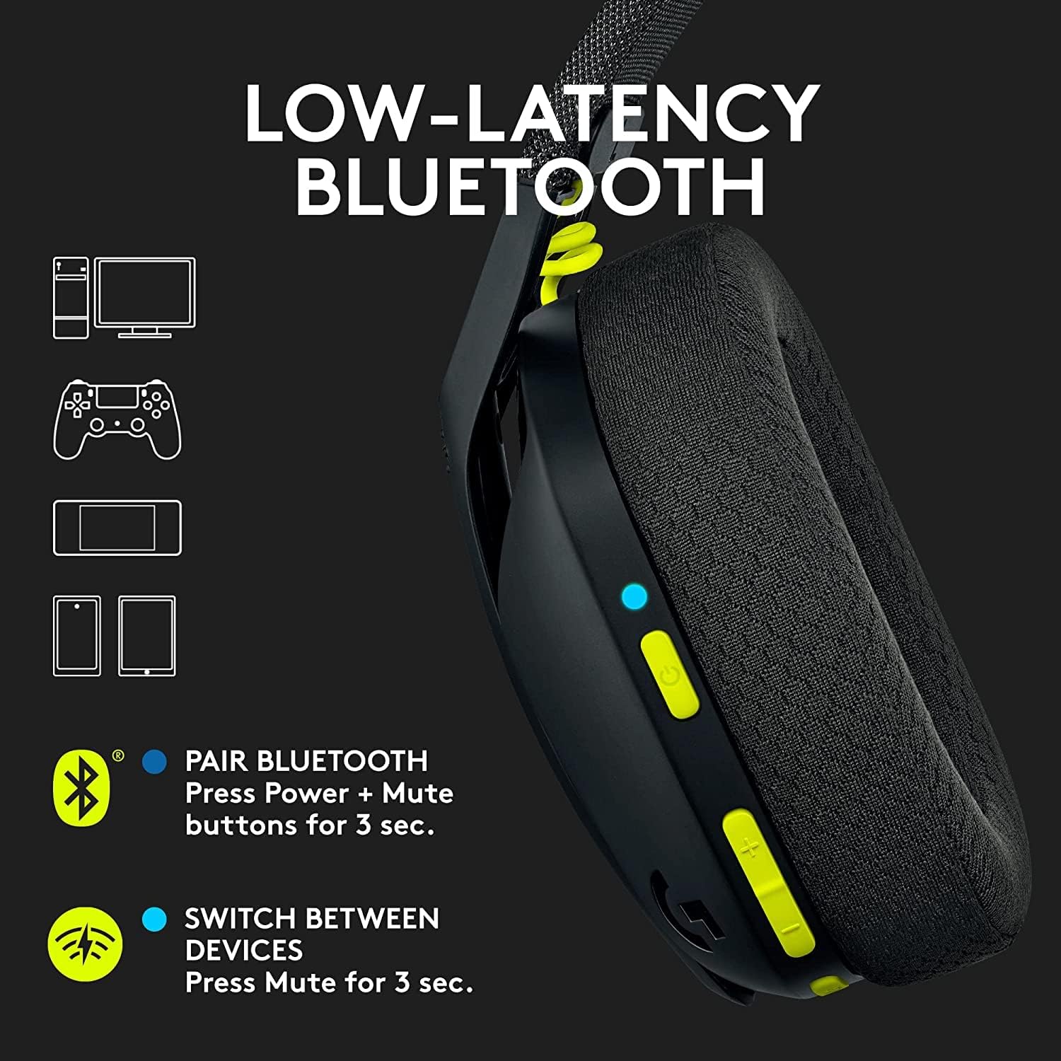 Rating: Hlavní název produktu: Logitech G435 Lightspeed and Bluetooth Wireless Gaming Headset
