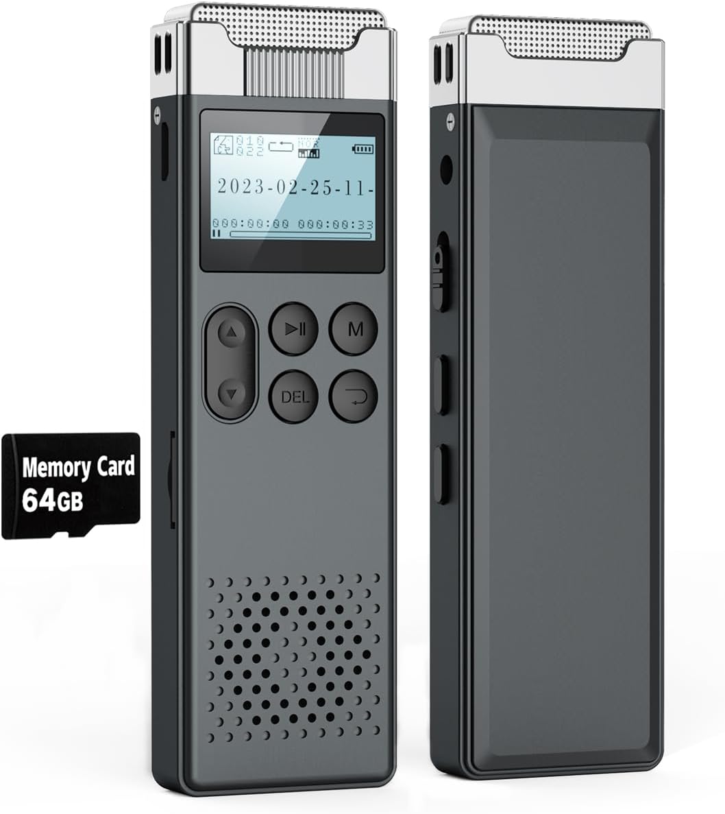 Review of 80GB Digital Voice Activated Recorder with Playback