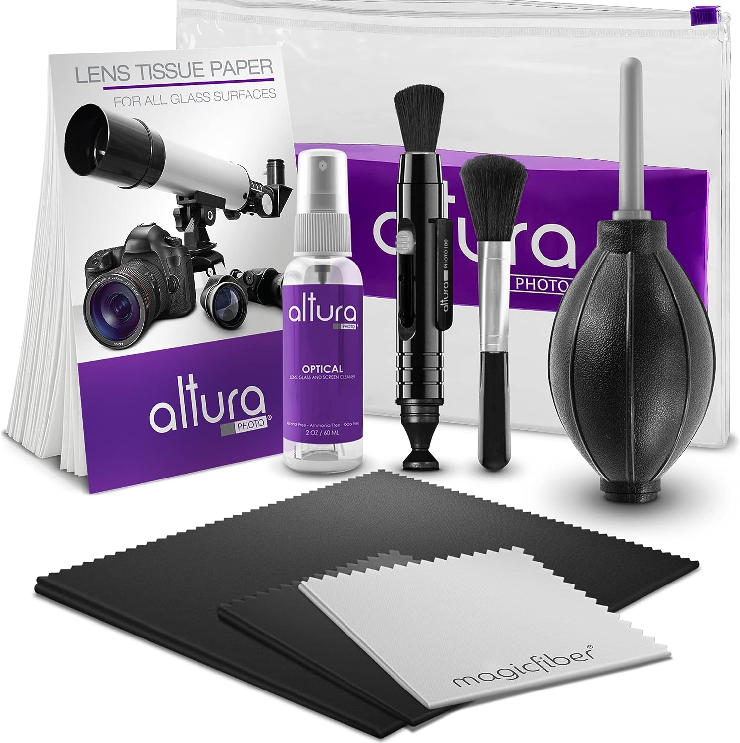 Review of Altura Photo Professional Cleaning Kit for DSLR Cameras and Sensitive Electronics Bundle with 2oz Altura Photo Spray Lens and LCD Cleaner