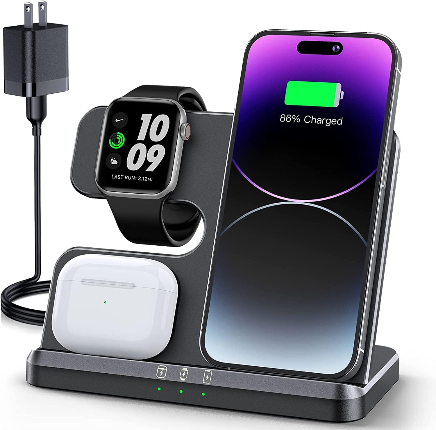 Review of JARGOU 3 in 1 Charging Station for Apple