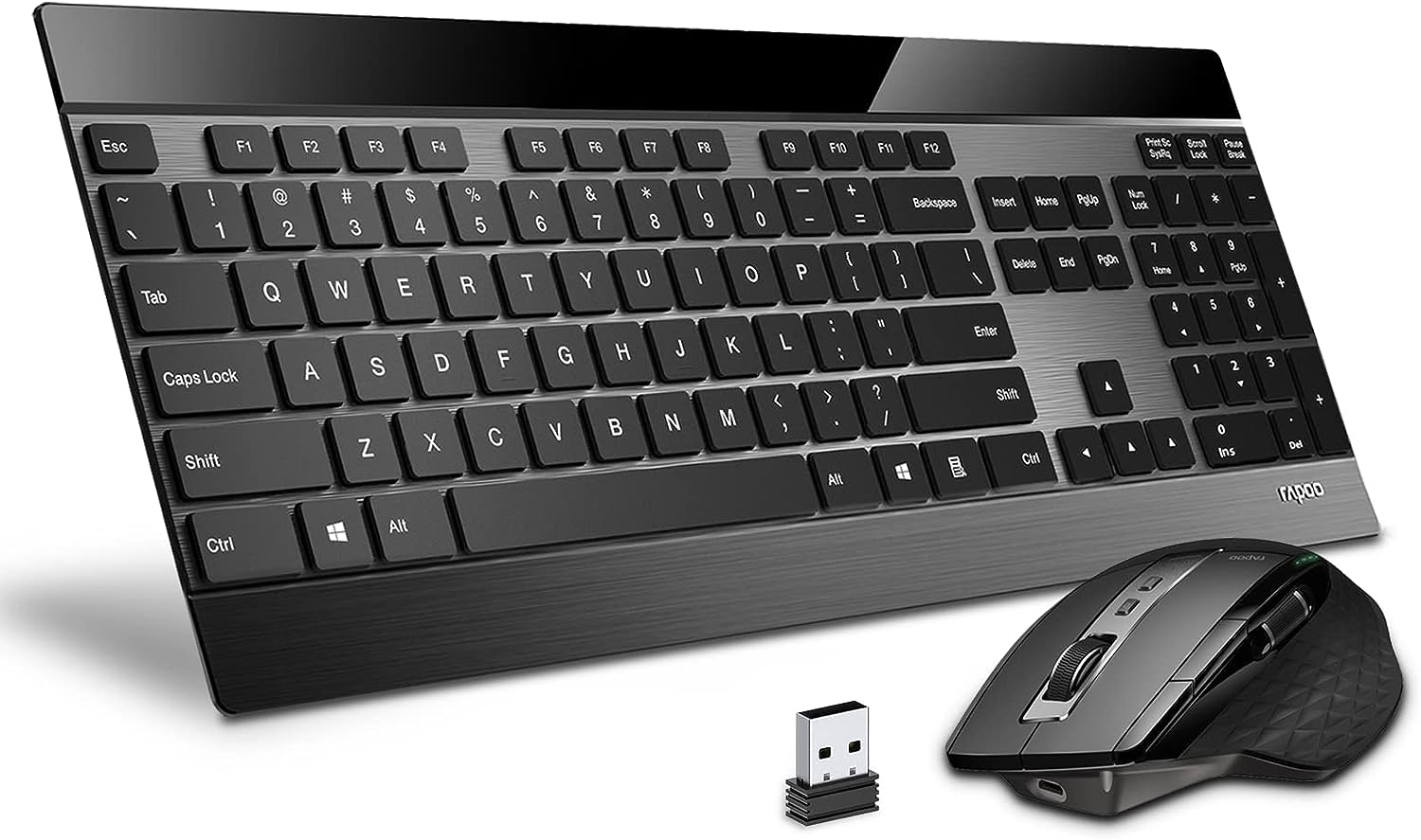 Review of 'RAPOO Wireless Keyboard and Laser Mouse Combo, Multi Device (Bluetooth 4.0+3.0+2.4G) Keyboard and Mouse Set, Ultra-Slim Computer Keyboard Compact Design'