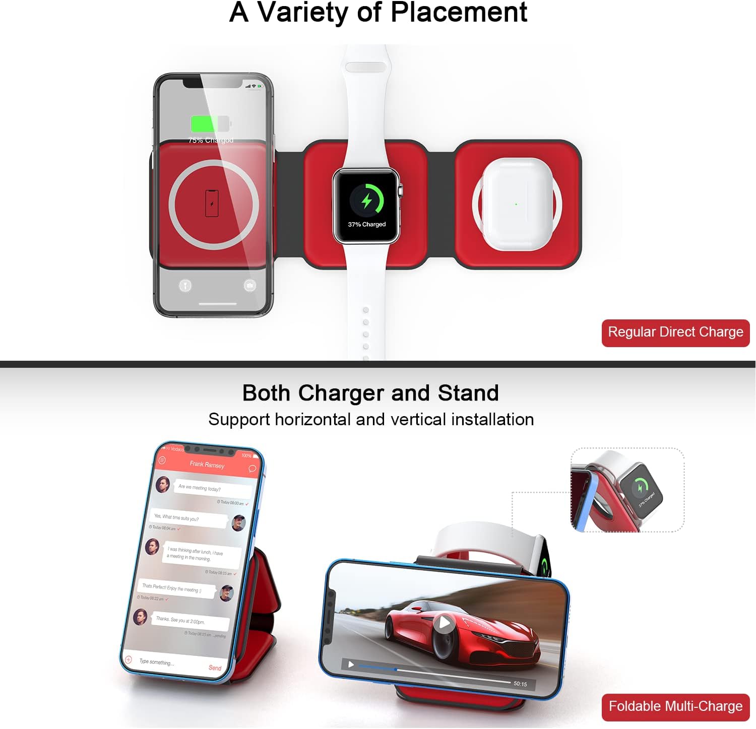 Review of UCOMX Nano 3 in 1 Wireless Charger for iPhone