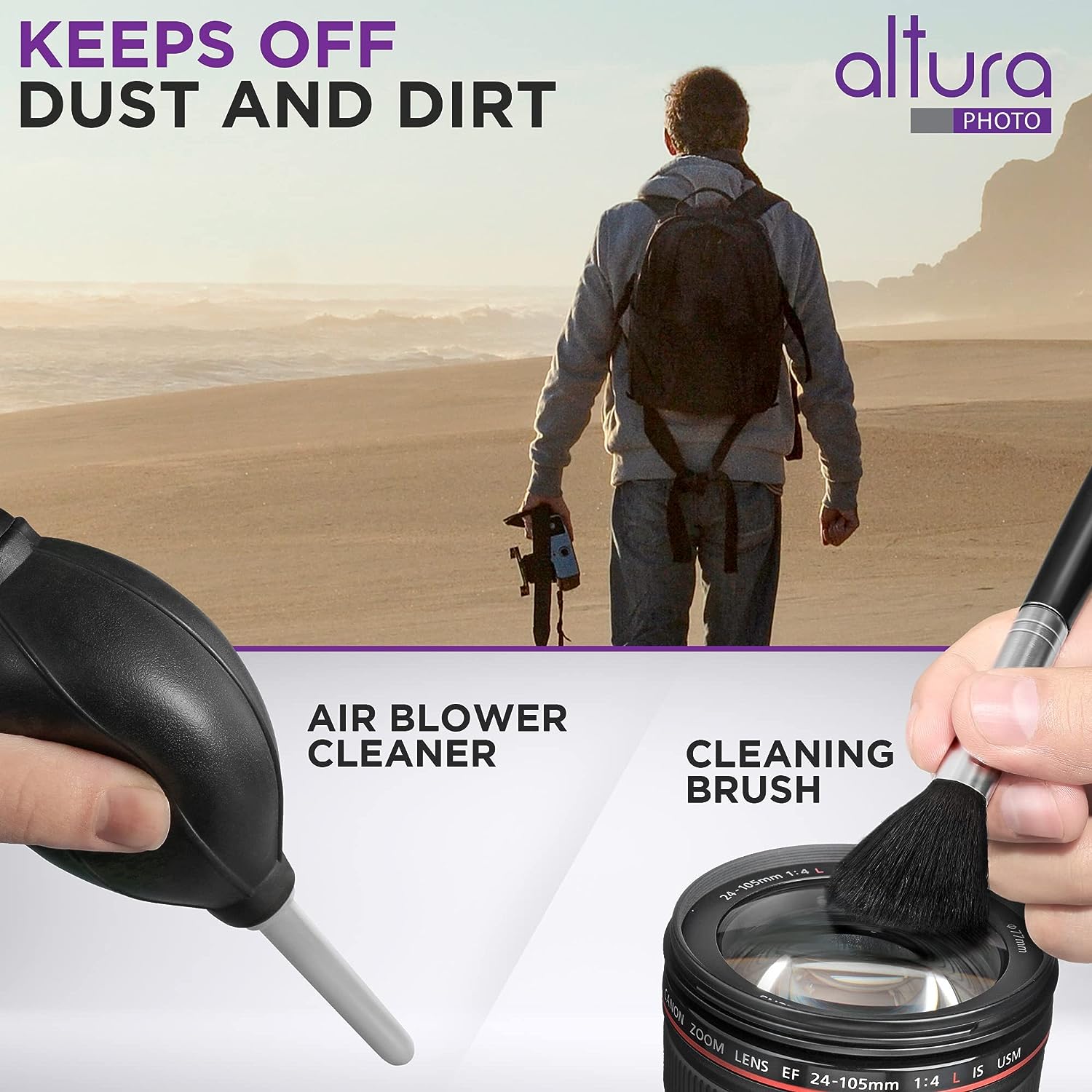 Scrutiny of Altura Photo Professional Cleaning Kit for DSLR Cameras and Sensitive Electronics Bundle with 2oz Altura Photo Spray Lens and LCD Cleaner