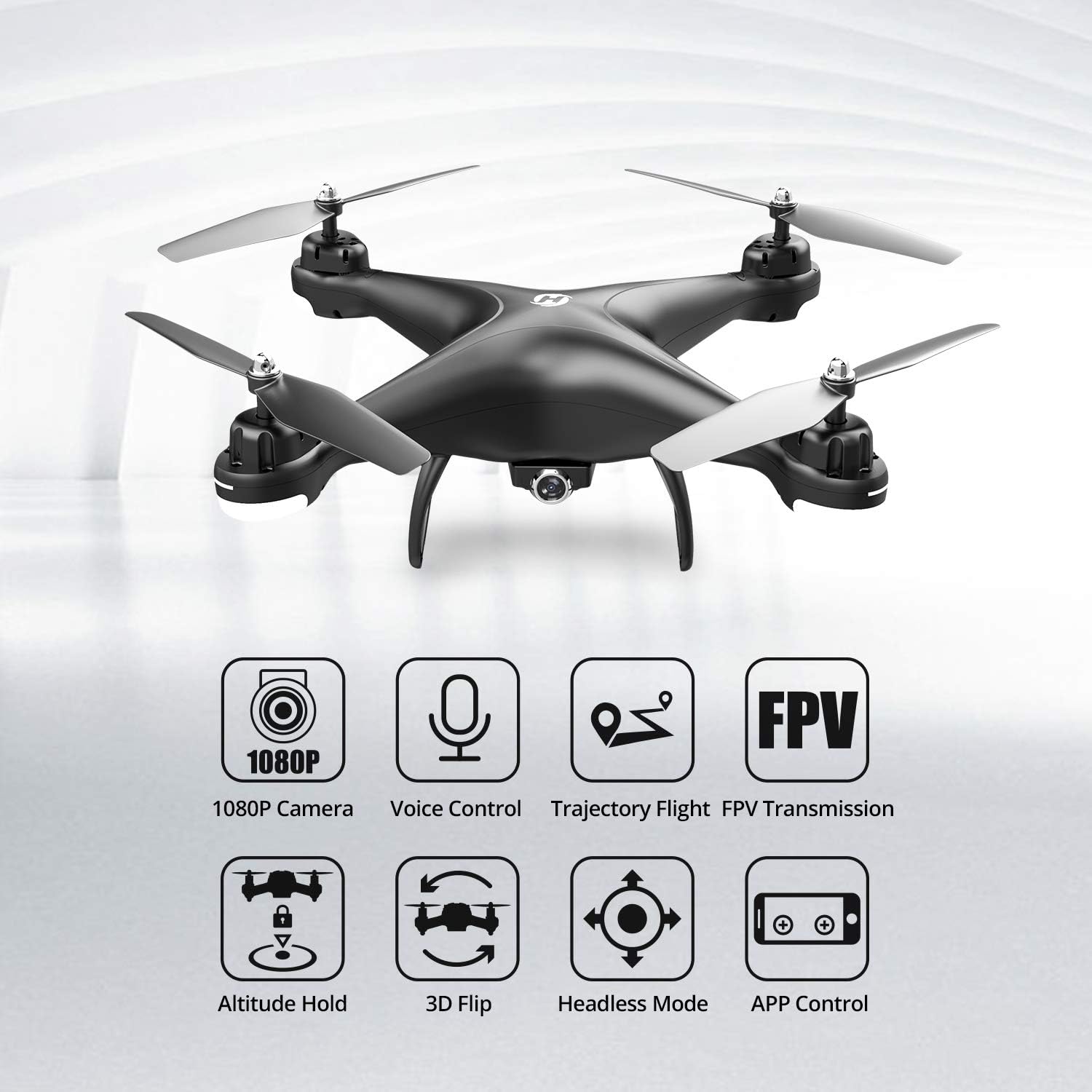 Study of Holy Stone HS110D FPV RC Drone with 1080P HD Camera Live Video 120°Wide-Angle WiFi Quadcopter