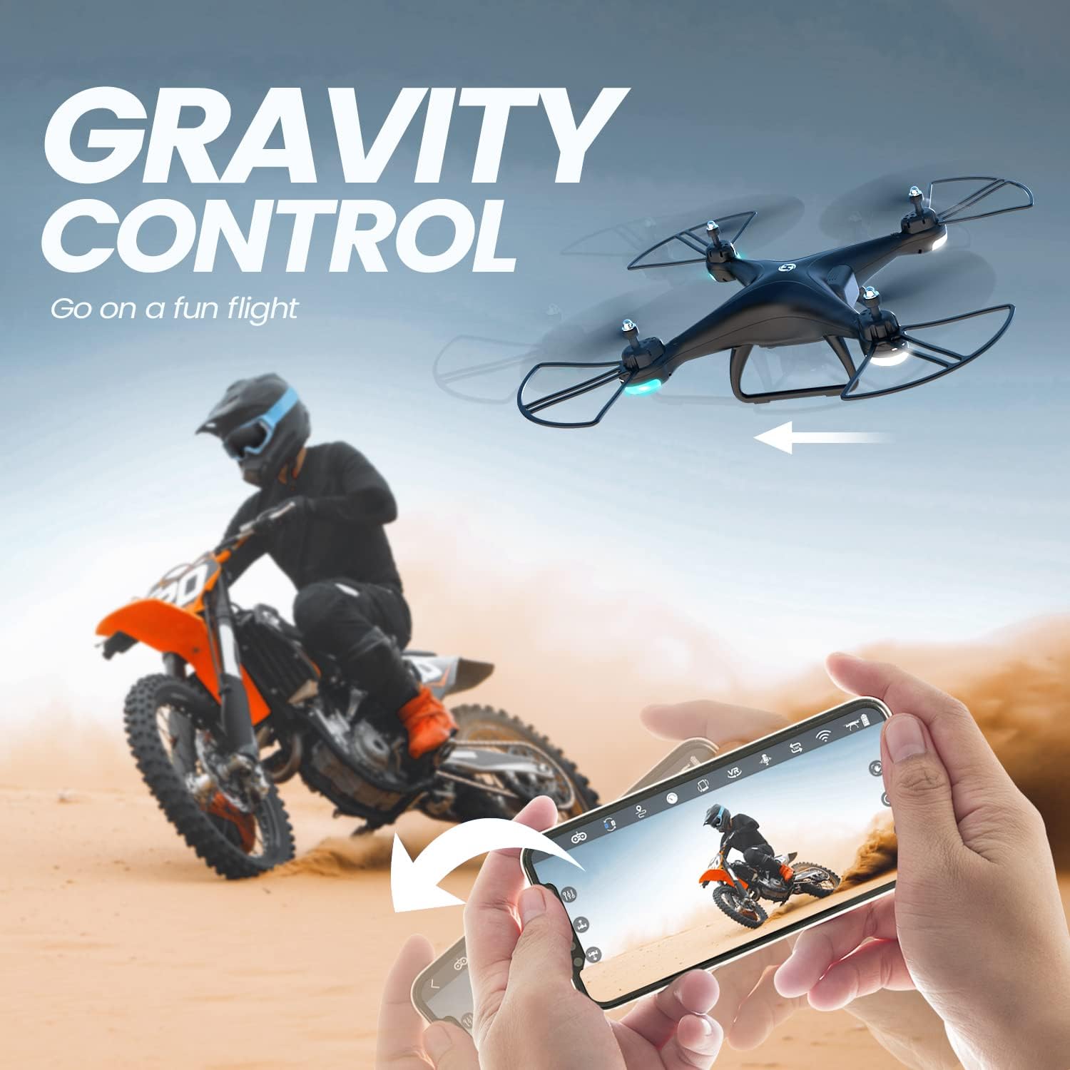 Synopsis: Holy Stone HS110D FPV RC Drone with 1080P HD Camera Live Video 120°Wide-Angle WiFi Quadcopter