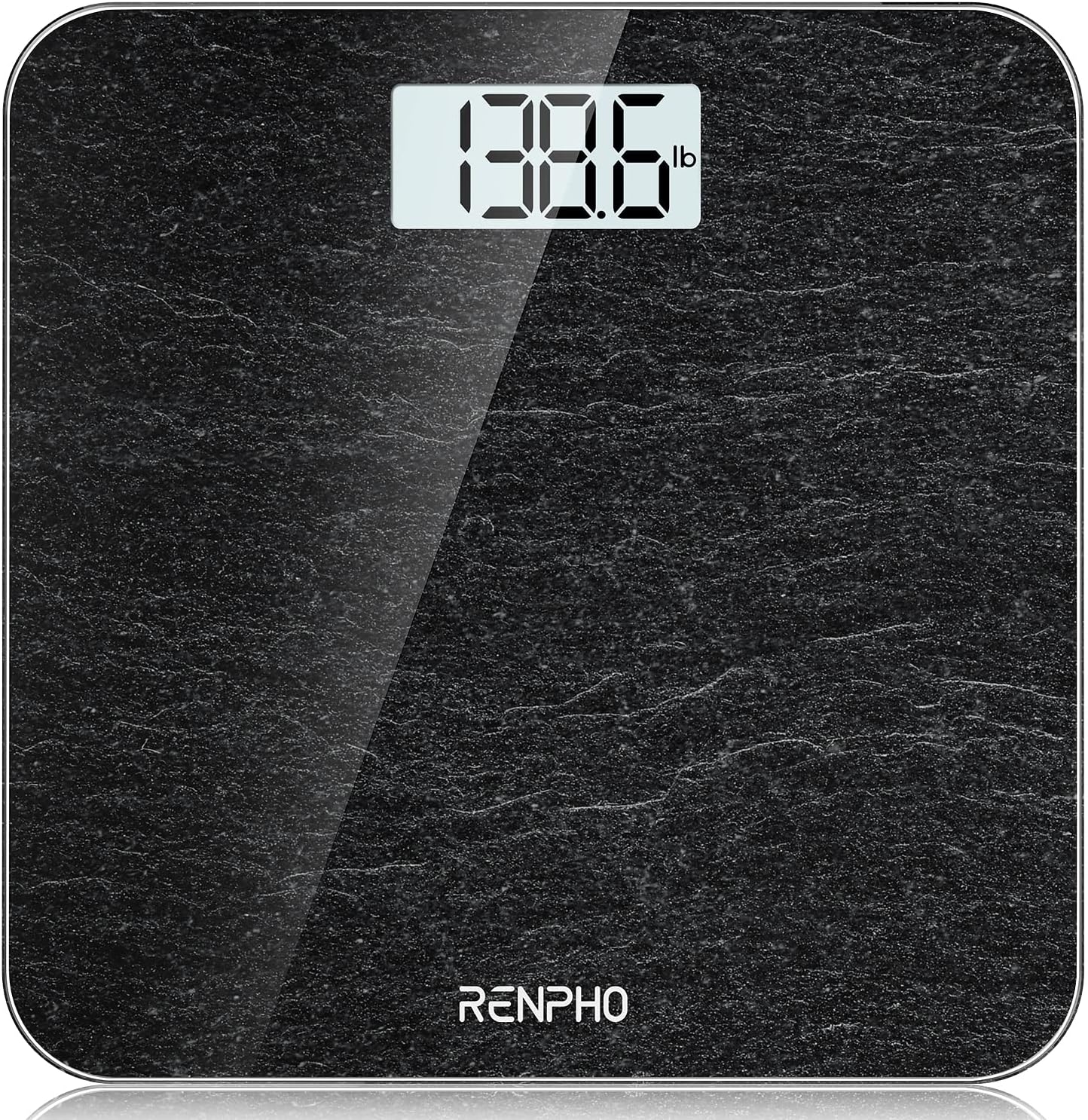 Synopsis: RENPHO Digital Bathroom Scale, Black-Core 1S