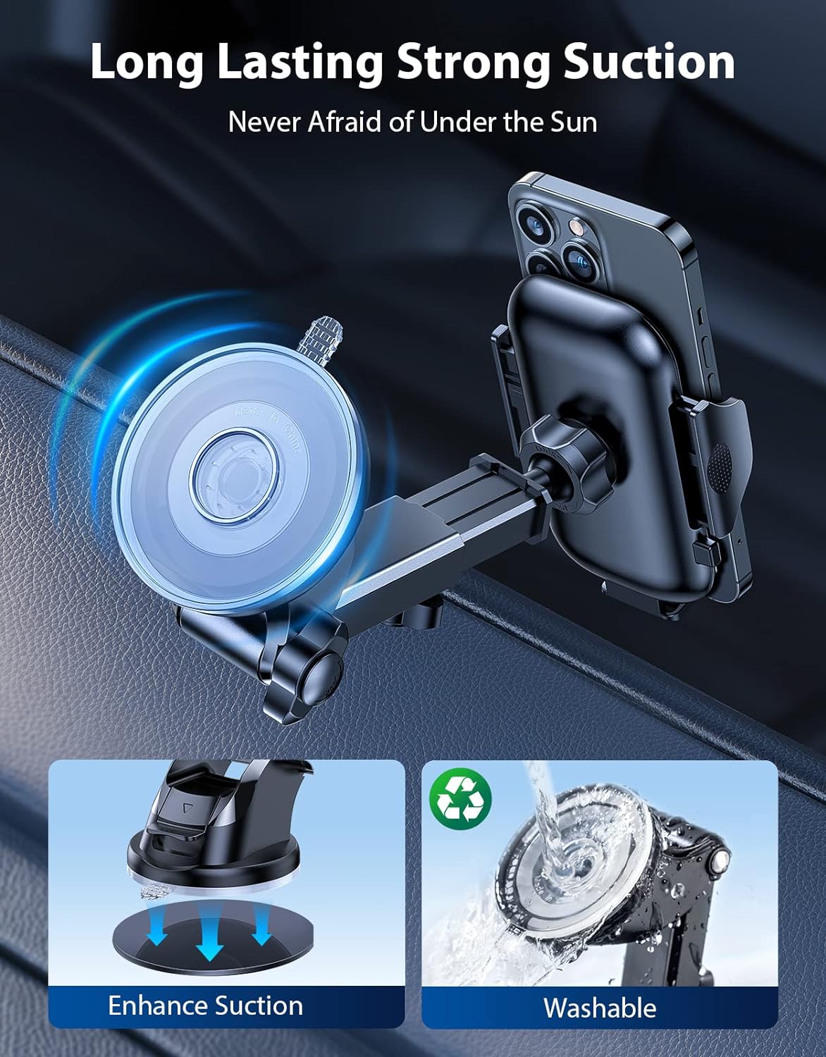 Synopsis: VICSEED Universal Phone Mount for Car