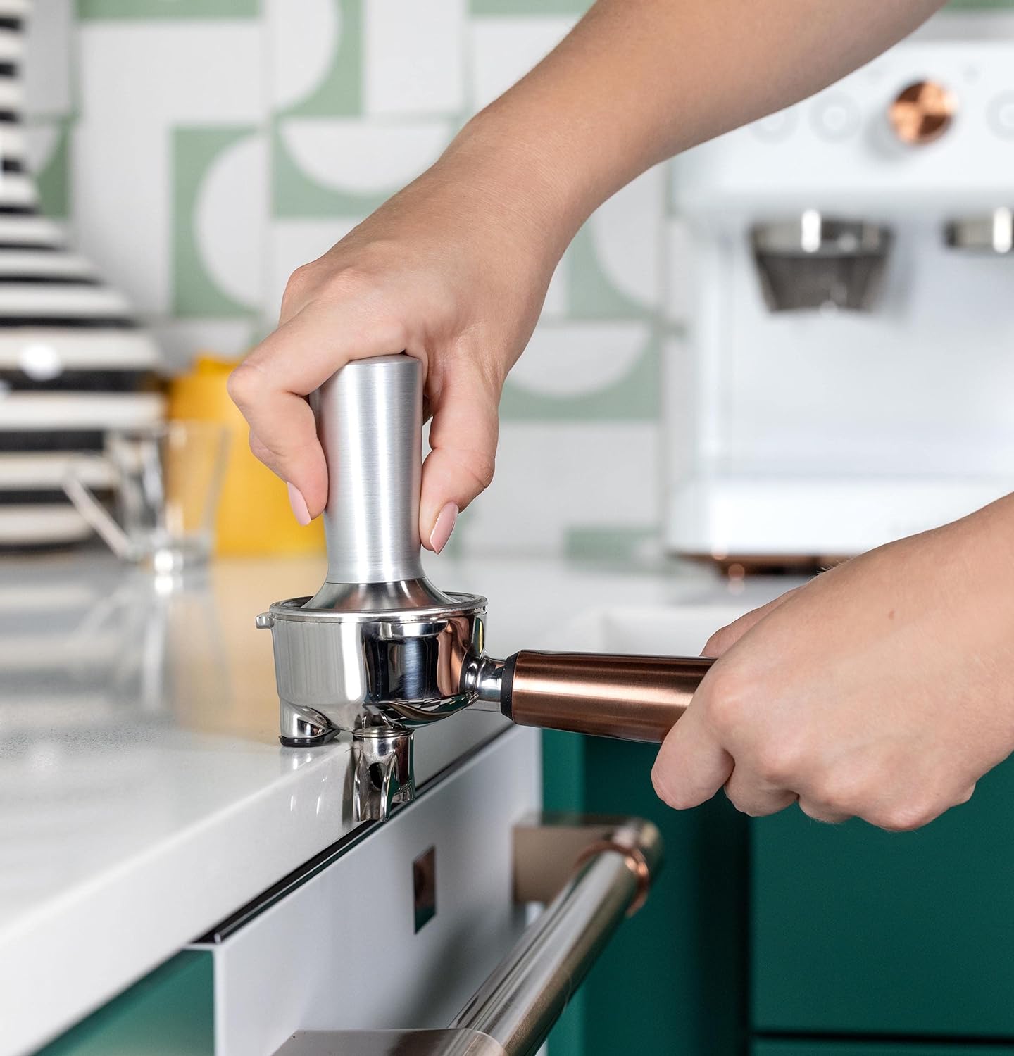 Thoughts on Café Bellissimo Semi Automatic Espresso Machine + Milk Frother | WiFi Connected, Smart Home Kitchen Essentials | Matte White