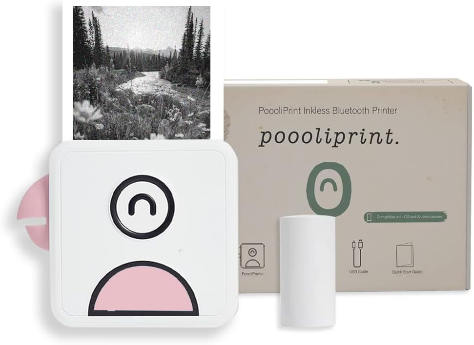 Verdict: PoooliPrint L1 Inkless Pocket Printer - Mini Phone Bluetooth Portable Poooli Thermal Printer for iOS + Android, Green